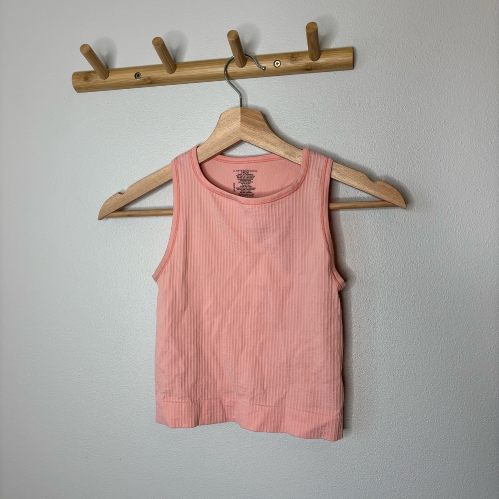 Anthropologie Fitted Cropped Tank xxs/xs